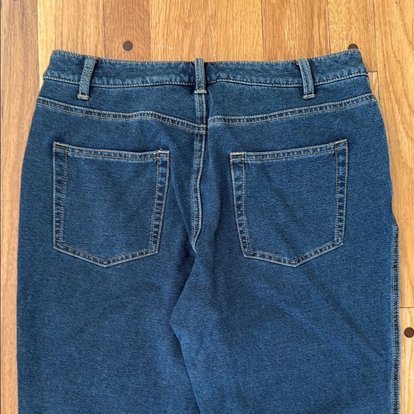 Coldwater Creek Size 8 Blue Stretch Denim Knit Classic Boot Cut Jeans - Picture 6 of 6